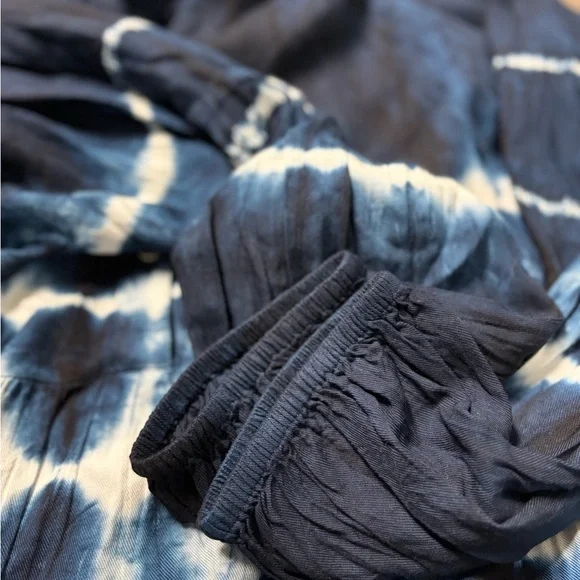 Mud Pie Women's Ellison Navy Tie Dye Dress S - Picture 9 of 11